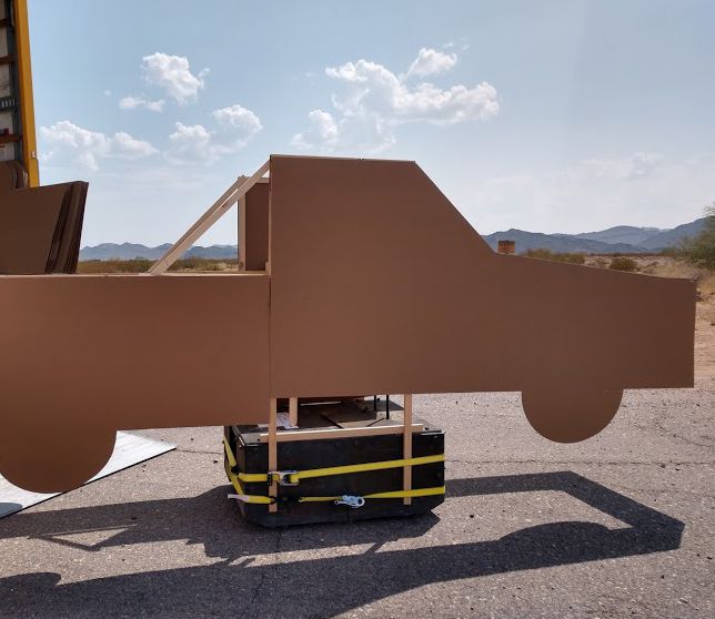 Nanuk equipped with a 3D vehicle target